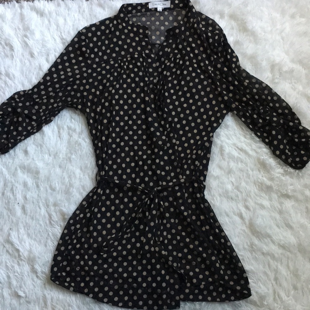Polka dot top
